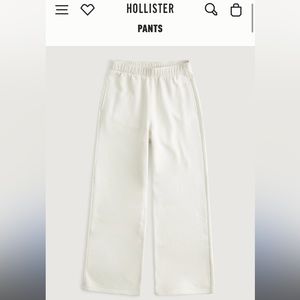 Womens fleece wide leg sweatpants!